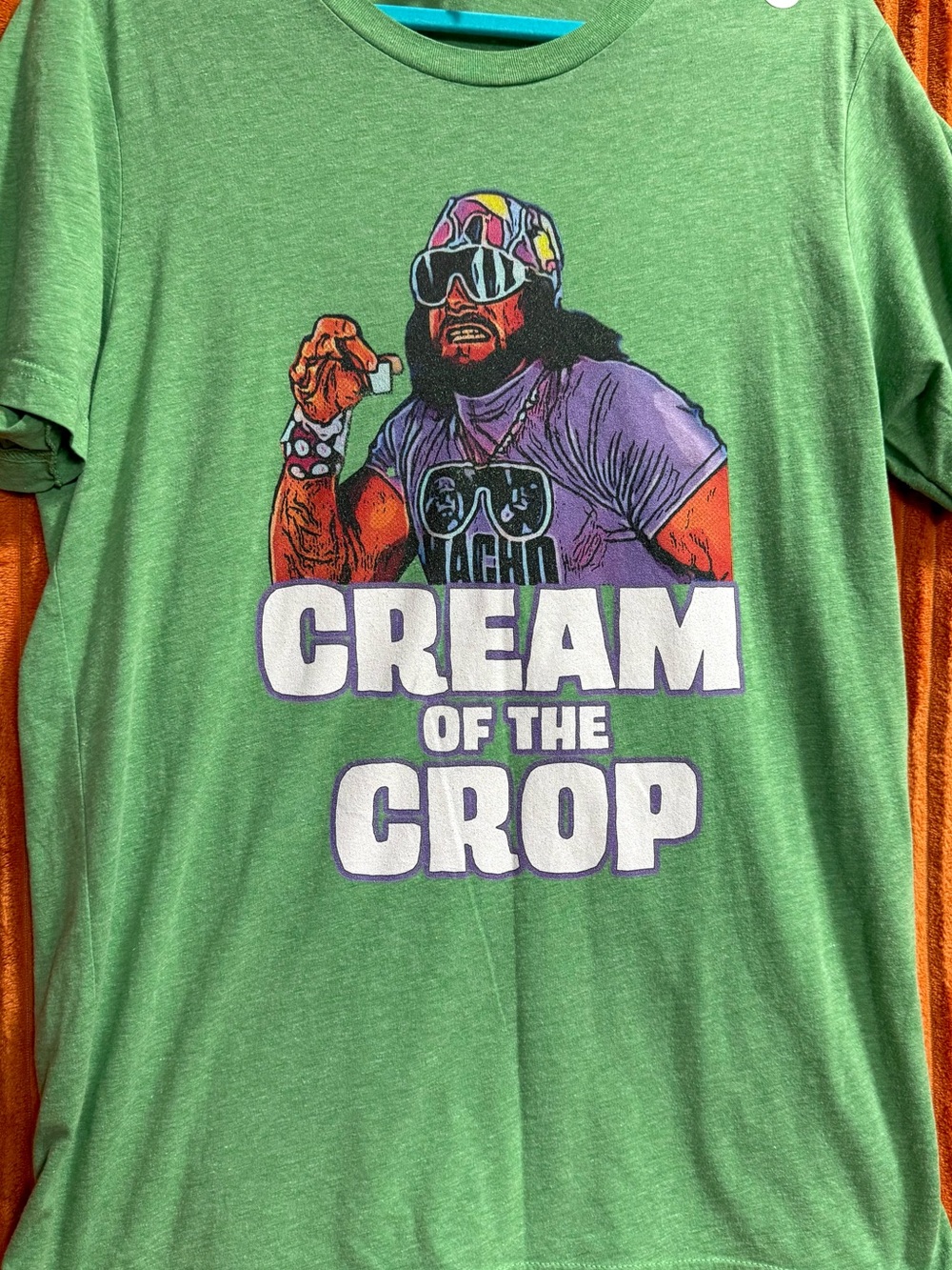 "Macho Man" Randy Savage Cream of the Crop T-shirt Size L